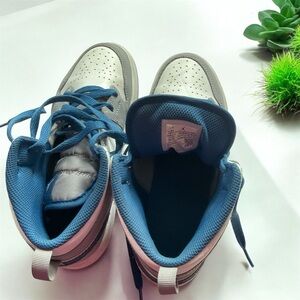 Nike Jordan gray white and blue size 3 suitable for both boys and girls